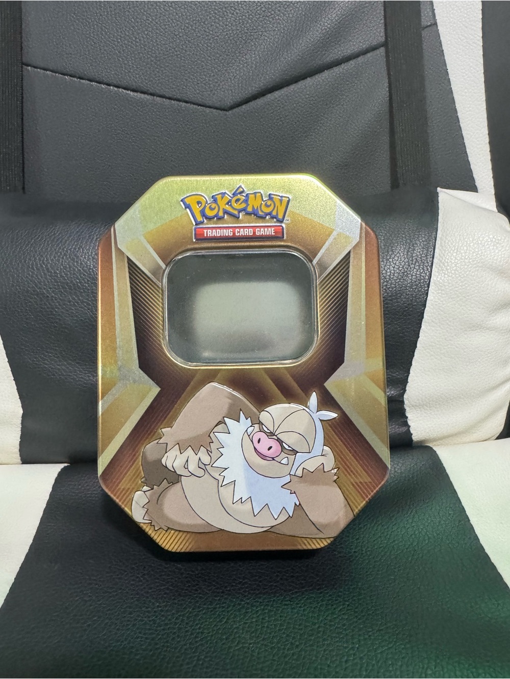 Pokemon Trading Card Game Tin — Brown, Gold